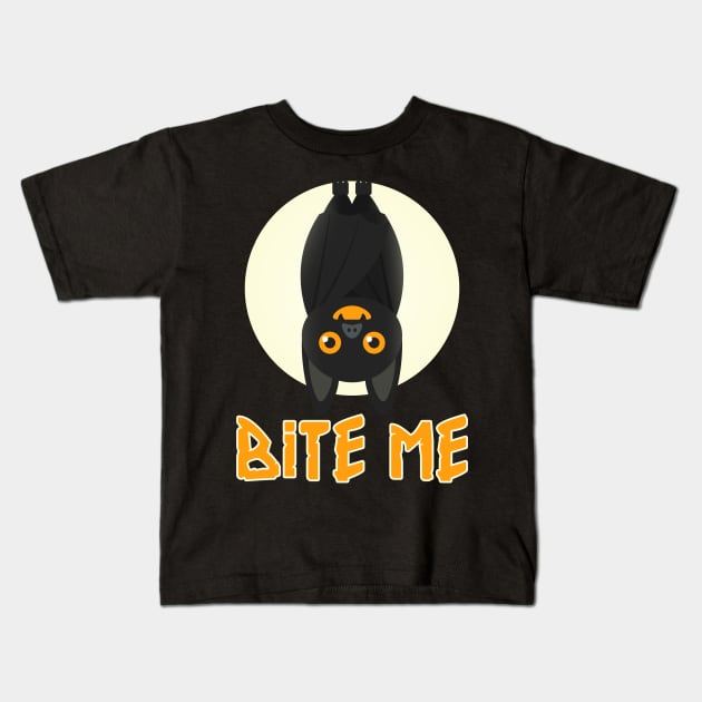 Funny Cute Bat Halloween kids T-Shirt Kids T-Shirt by Trendy_Designs